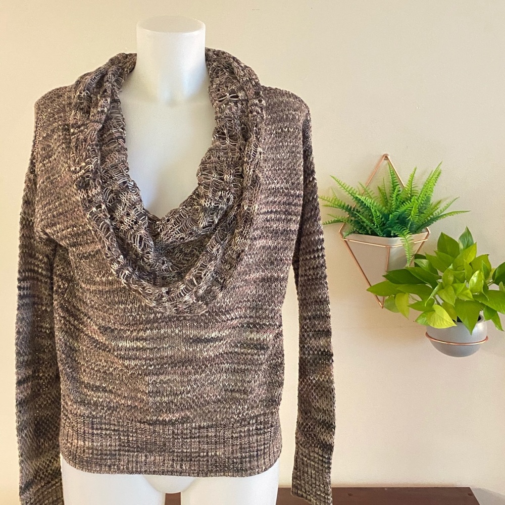 Kenzie- Cowl Neck Knit Sweater